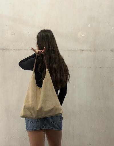 Florentine | Damen Schwarz Umhängetasche | Große