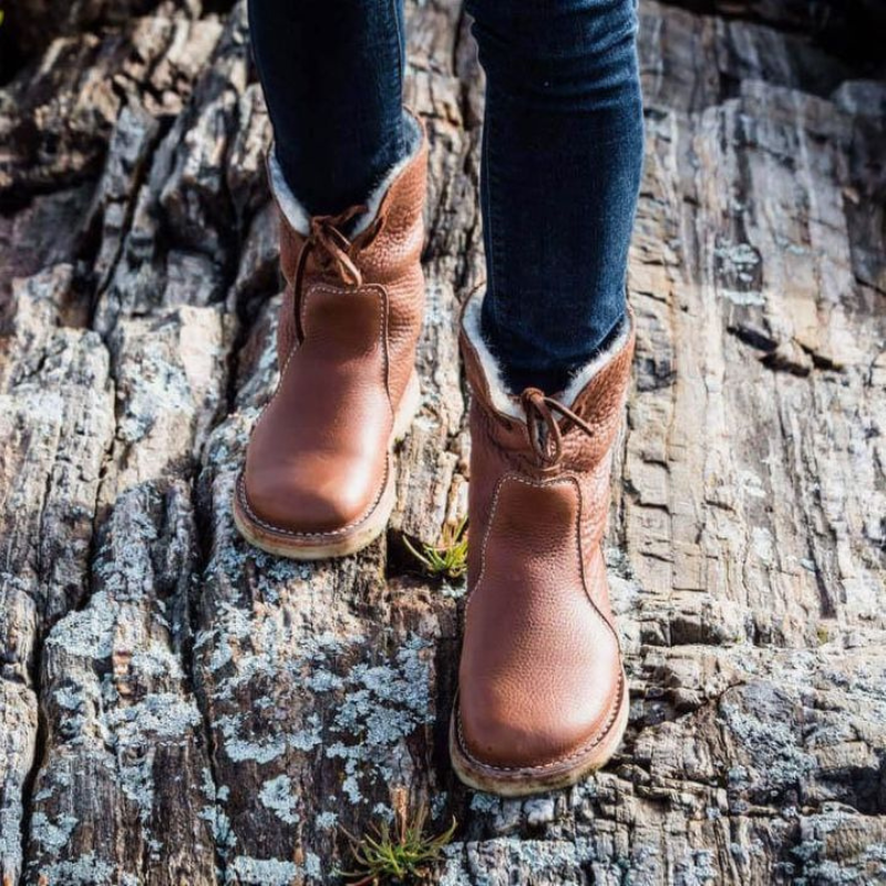 Kara | Damen Stiefeletten Schwarz | Gefütterte