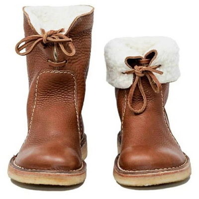 Kara | Damen Stiefeletten Schwarz | Gefütterte