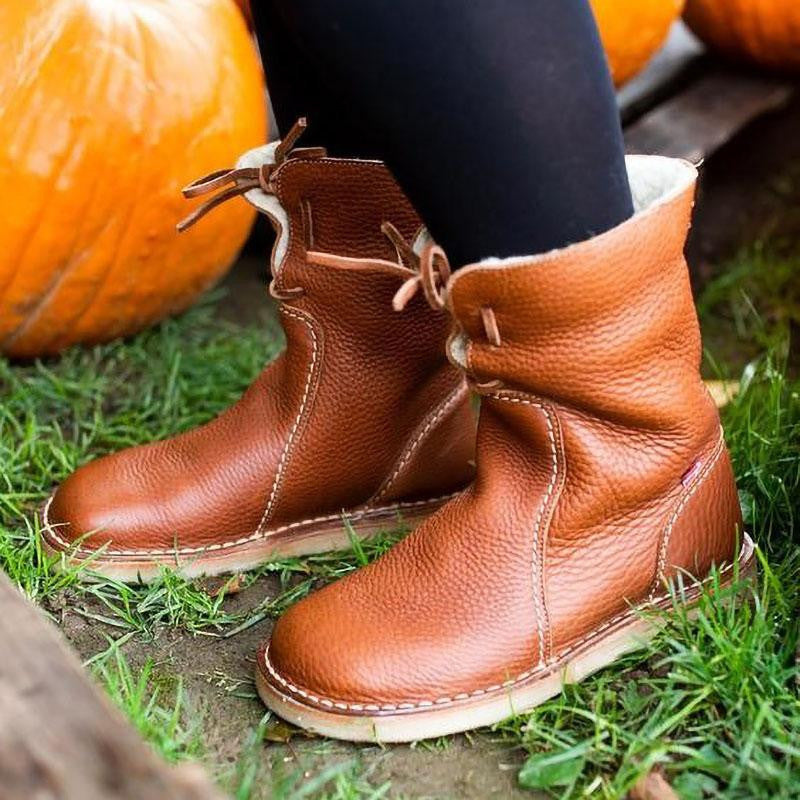 Kara | Damen Stiefeletten Schwarz | Gefütterte