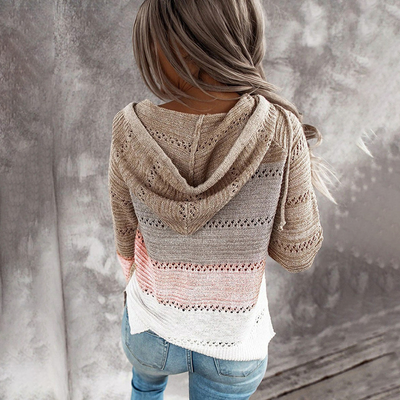 Kyla | Damen Strick Pullover | V-Ausschnitt