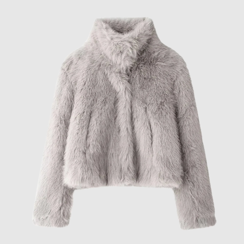 Zelia | Damen Teddy Jacke | Winter