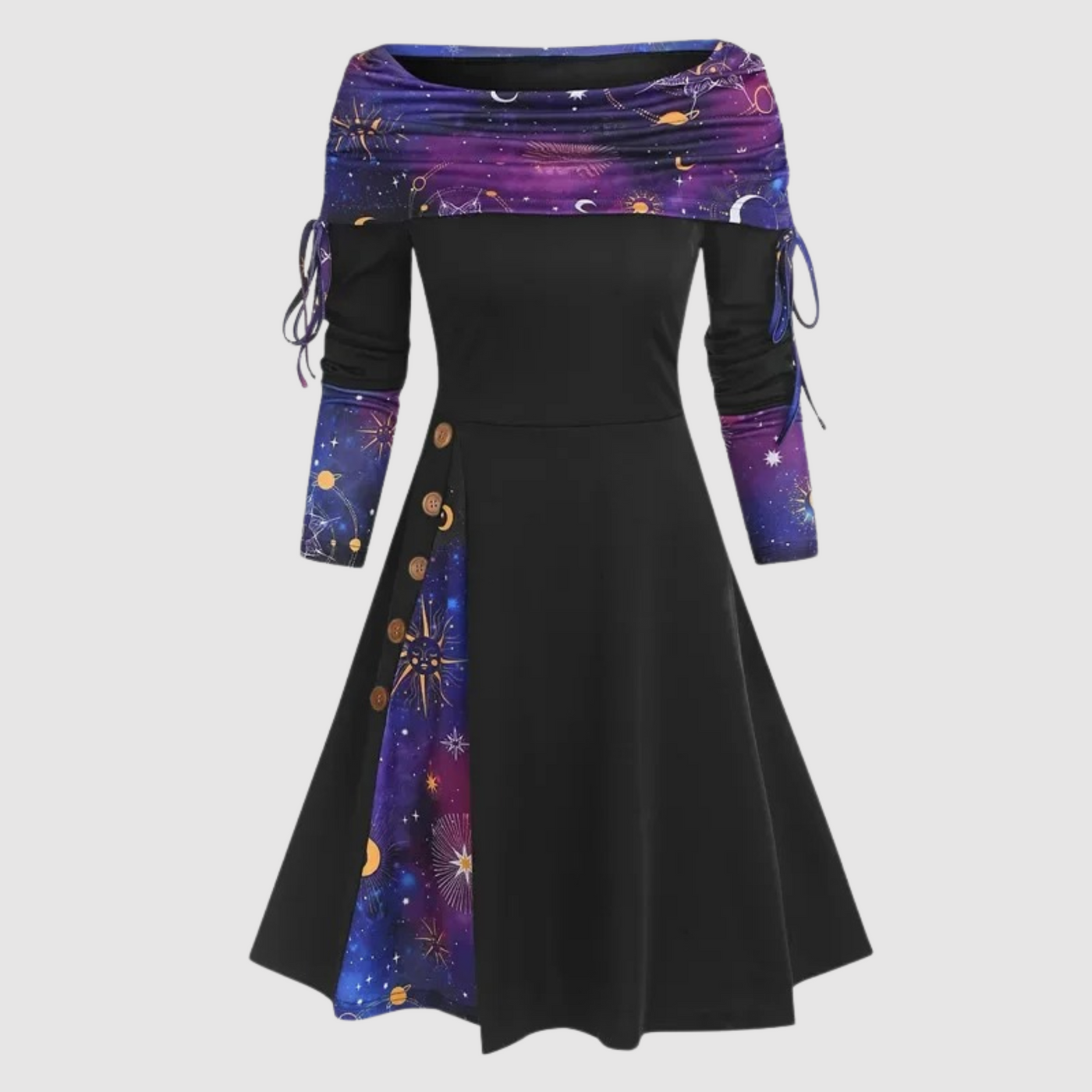 Lydia | Winterkleid Langarm | Midi