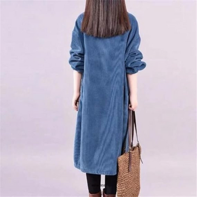 Loretta | Winterkleid Langarm | Midi