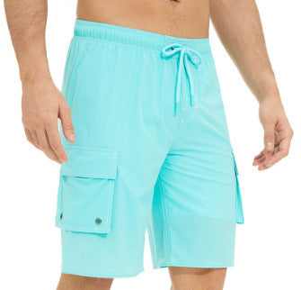 Adam – Klassische Herren-Shorts in Einfarbig für den Strand