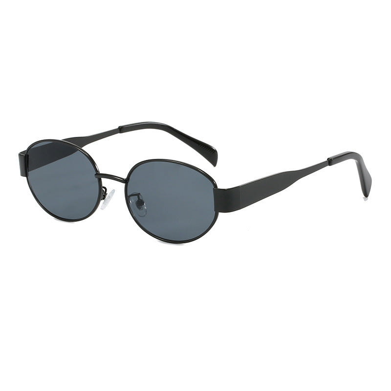 Zoe – Personalisierte Retro-Ovalrahmen-Sonnenbrille
