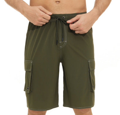 Adam – Klassische Herren-Shorts in Einfarbig für den Strand