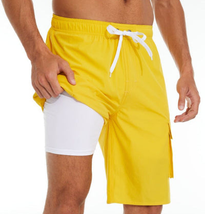 Adam – Klassische Herren-Shorts in Einfarbig für den Strand