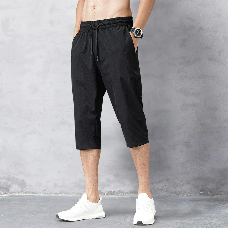 Ace | Herren 3/4 Hose | Schwarz