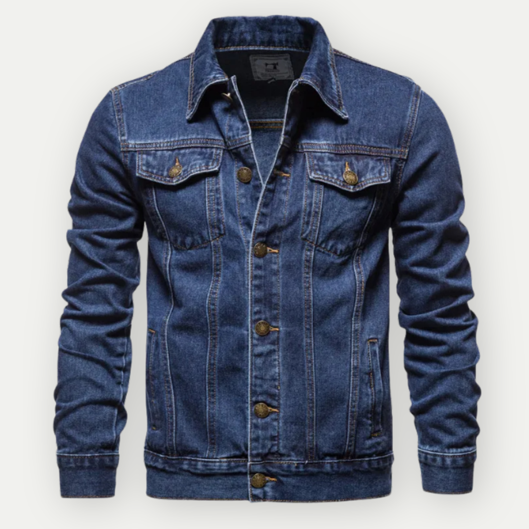 Alexandrei | Herren Jeansjacke Schwarz | Vintage