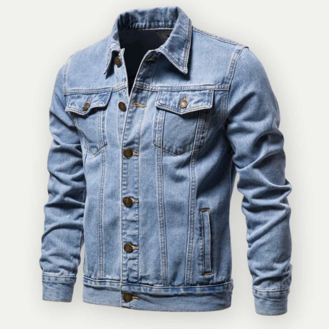 Alexandrei | Herren Jeansjacke Schwarz | Vintage