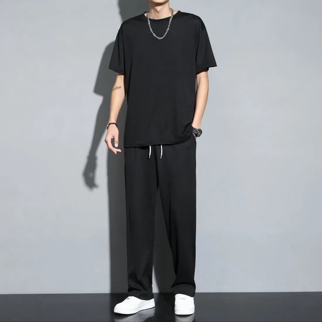 Aldrin | Herren Loungewear Set | Schwarz Outfit