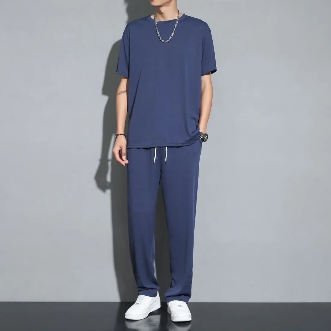 Aldrin | Herren Loungewear Set | Schwarz Outfit
