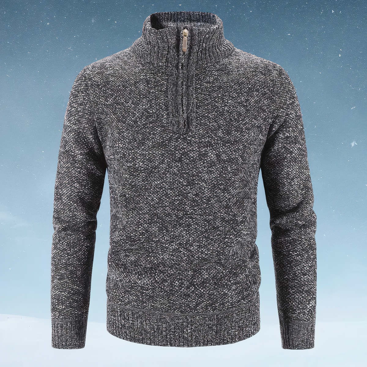Lazzo | Herren Pullover mit Reißverschluss | Knit Sweater