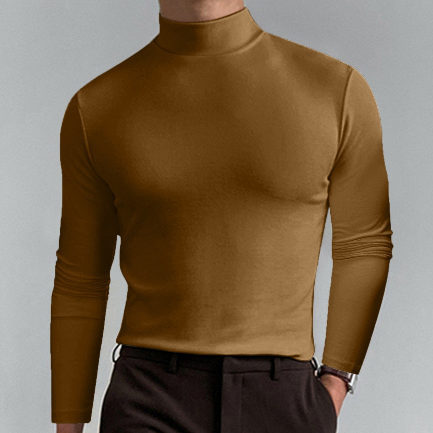 Lincoln | Herren Schwarze Sweatshirts | Rollkragen
