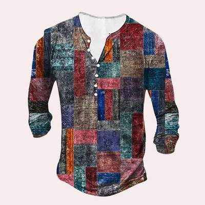 Jones | Herren Langarm Sweatshirt | Grau