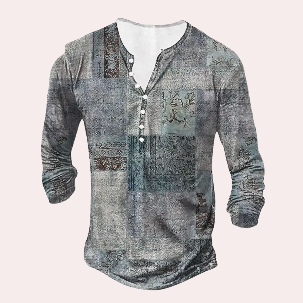Jones | Herren Langarm Sweatshirt | Grau