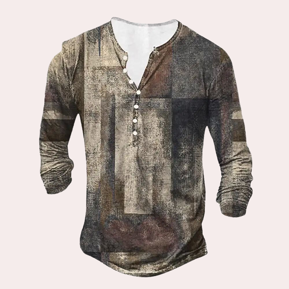 Jones | Herren Langarm Sweatshirt | Grau