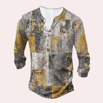Jones | Herren Langarm Sweatshirt | Grau