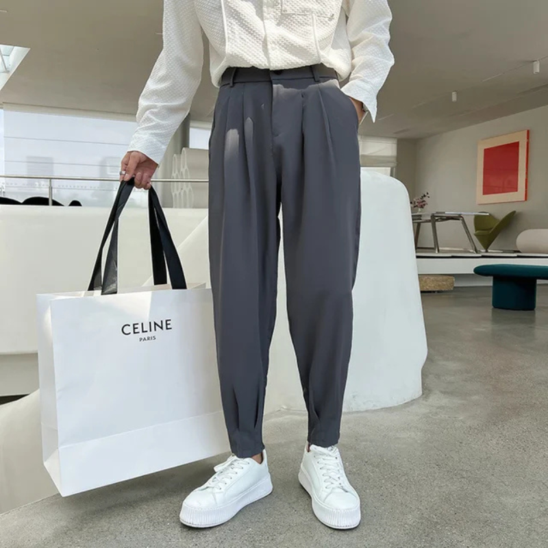 Boyd | Herren Weite Hose | Schwarz