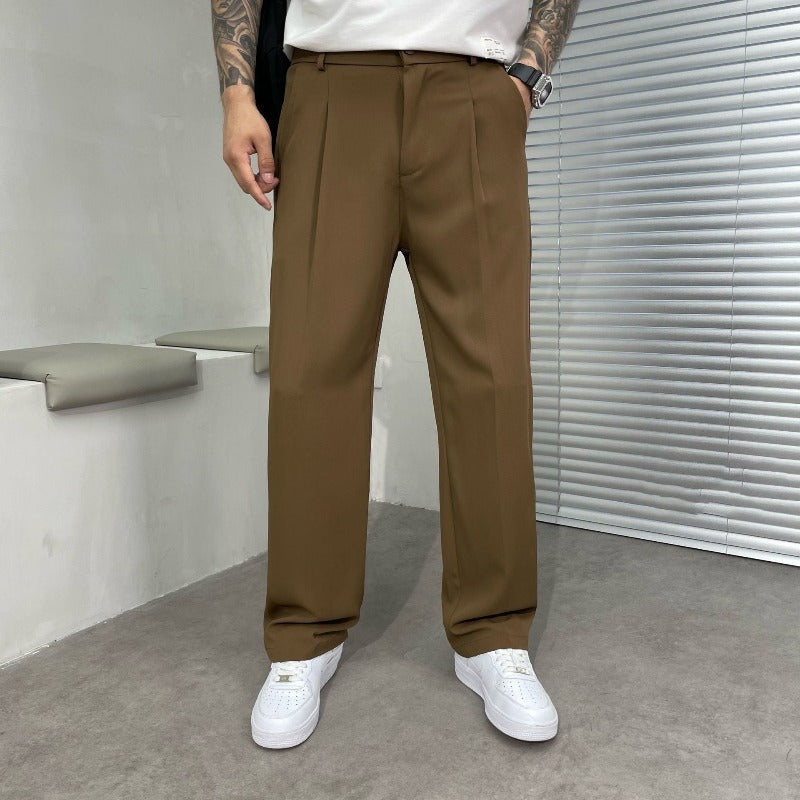 Alec | Herren Weite Hose | Braun