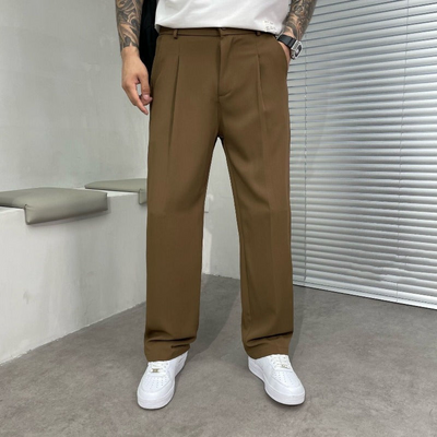 Alec | Herren Weite Hose | Braun