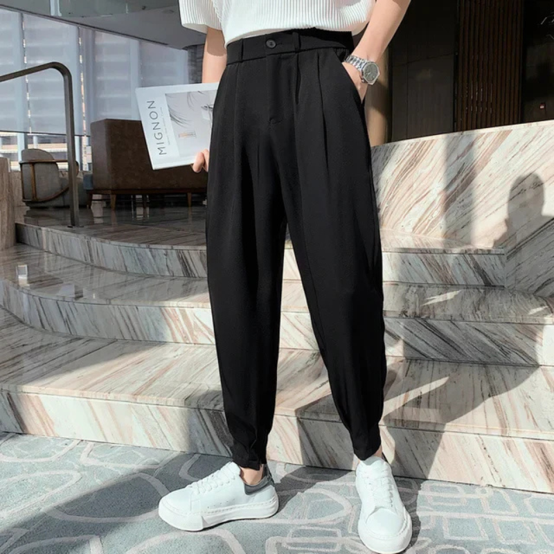Boyd | Herren Weite Hose | Schwarz