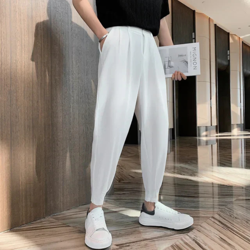 Boyd | Herren Weite Hose | Schwarz