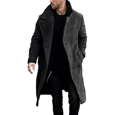 Zweireihiger Mantel für Herren